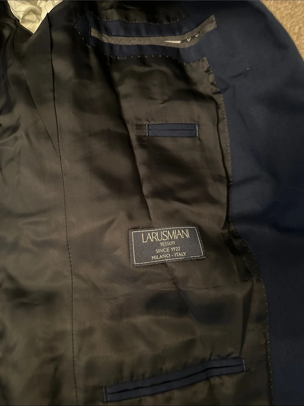 J. Crew Ludlow Navy Two-Button Sport Coat